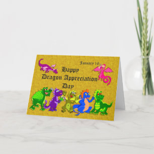 Dragon Appreciation Day January 16 Card