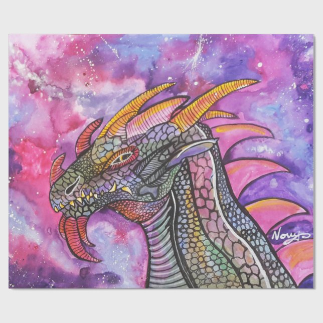 Dragon Art by Novy Wrapping Paper (Flat)