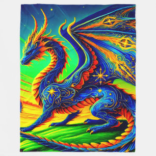 Dragon Art Fleece Blanket