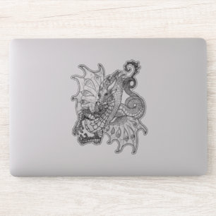 Dragon Art Nouveau Style