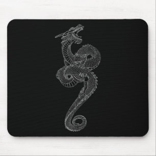 Dragon Art Tattoo Japan Traditional Japanese Graph Mouse Mat