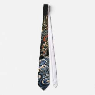 Dragon at Sea Tie