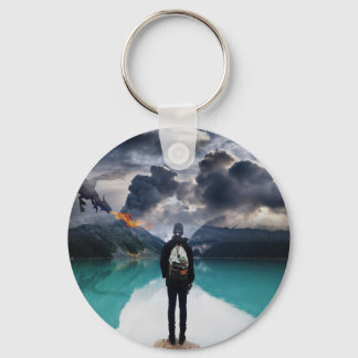 Dragon Attack Key Ring