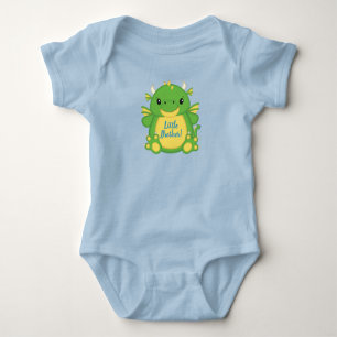 Dragon Baby Shower Blue Bodysuit