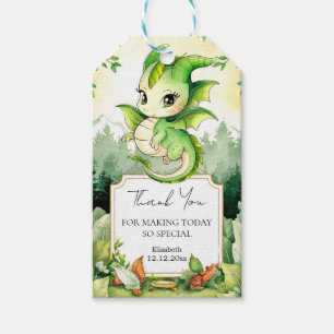 Dragon Baby Shower Gift Tags