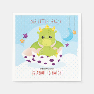Dragon Baby Shower Napkin