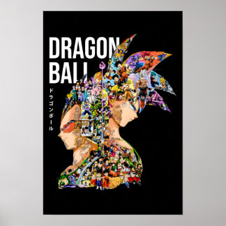 Dragon Ball Goku Vs Vegeta Poster