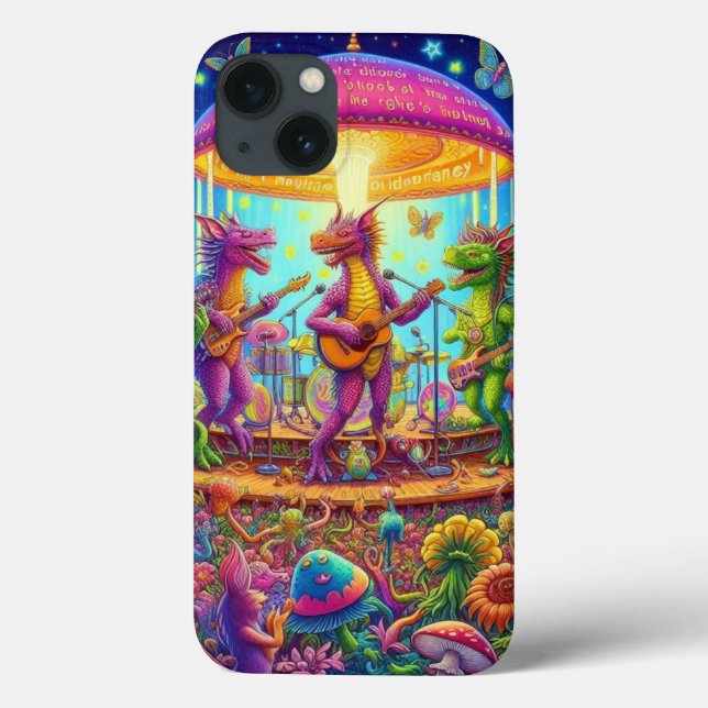 Dragon Band Jam Case-Mate iPhone Case (Back)