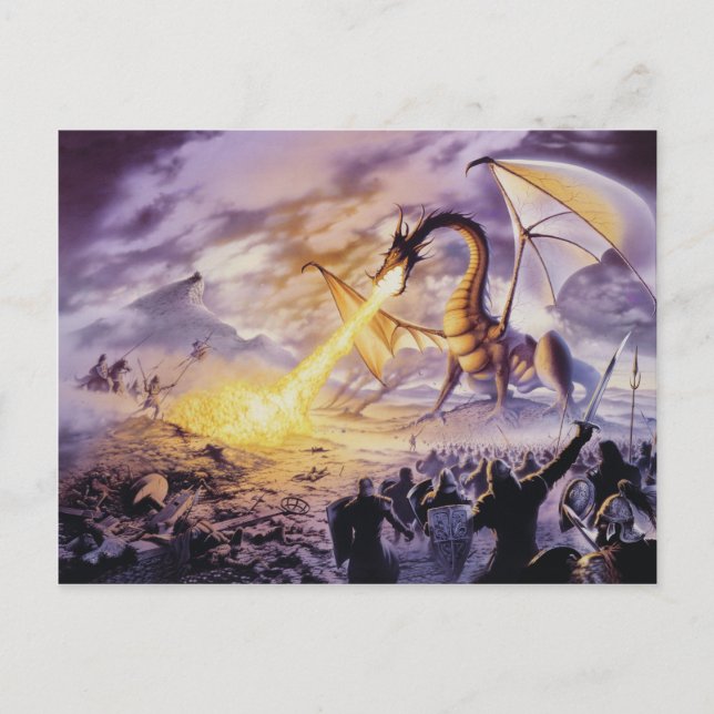 Dragon Battle Postcard (Front)