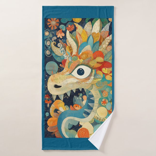 Dragon Beach Towel (Bath Towel)