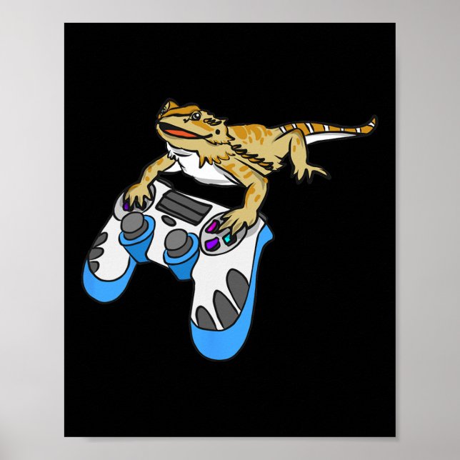 Dragon Bearded Dragons Lizard  Poster (Front)