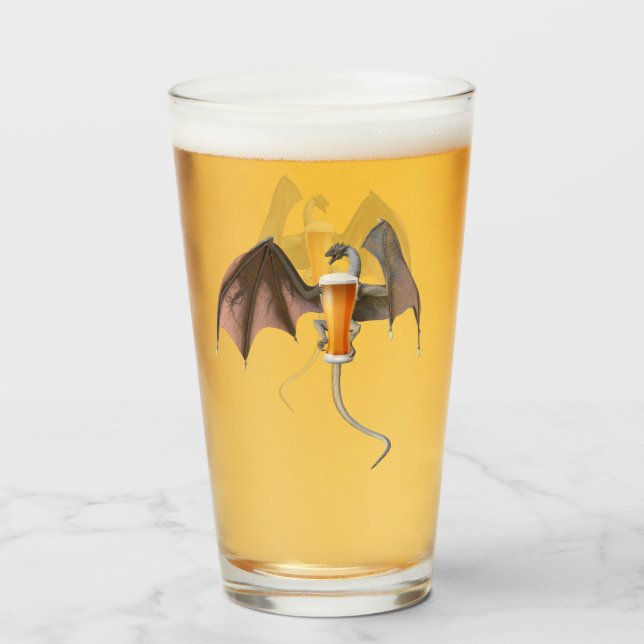 Dragon Beer Lover Glass (Front Filled)