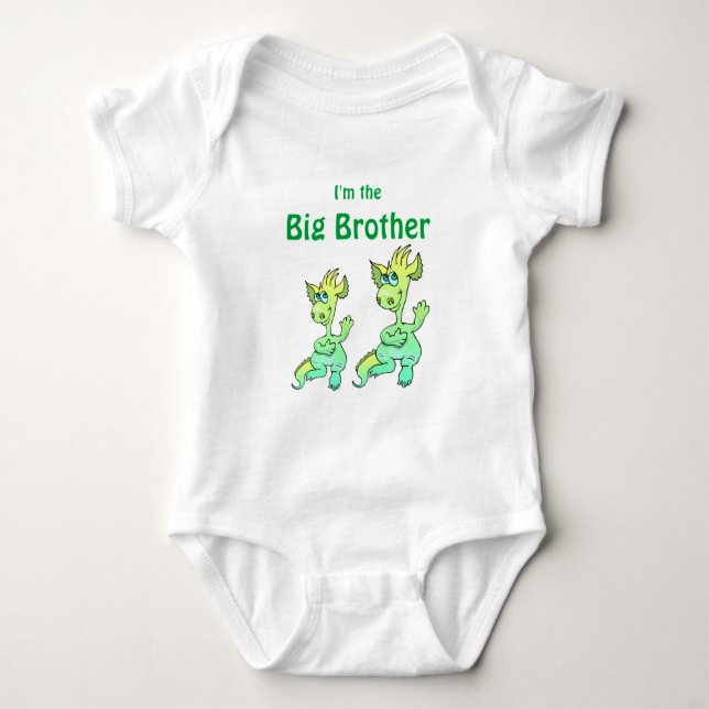 dragon big brother baby bodysuit (Front)