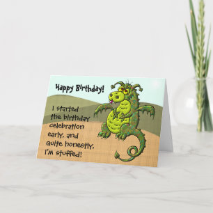 Dragon Birthday Card