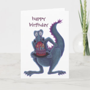 dragon birthday card