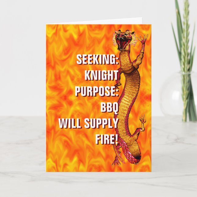 Dragon Birthday Card (Front)