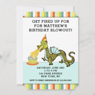 Dragon Birthday Invitation