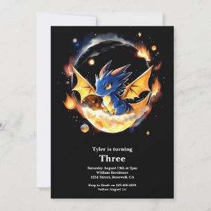 Dragon Birthday Invitation