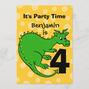 Dragon Birthday Invitation