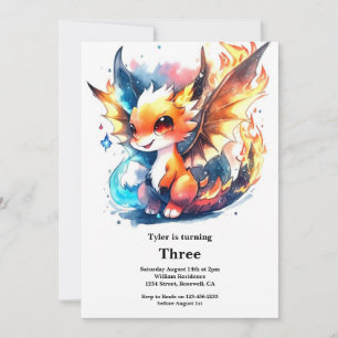 Dragon Birthday Invitation
