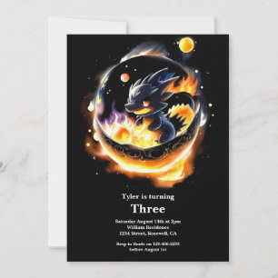 Dragon Birthday Invitation