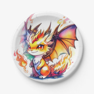 Dragon Birthday Paper Plate