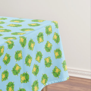 Dragon Birthday Party Blue Tablecloth