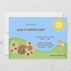 Dragon Birthday Party Invitation