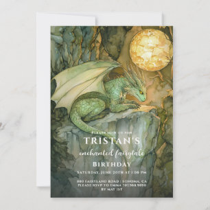 Dragon Birthday Party Invitation