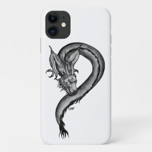 Dragon black and white Design iPhone 11 Case