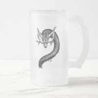 Dragon black and white Design