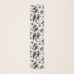 Dragon Black Shape Tattoo Style Scarf<br><div class="desc">Black dragon Shape Tattoo Style. Original Vector Art Copyright BluedarkArt TheChameleonArt</div>
