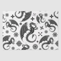 Dragon Black Shape Tattoo Style