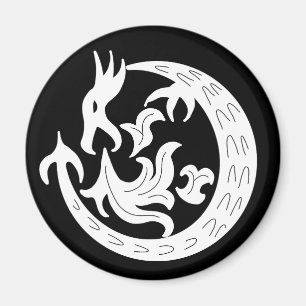 Dragon Blowing Fire Magnet