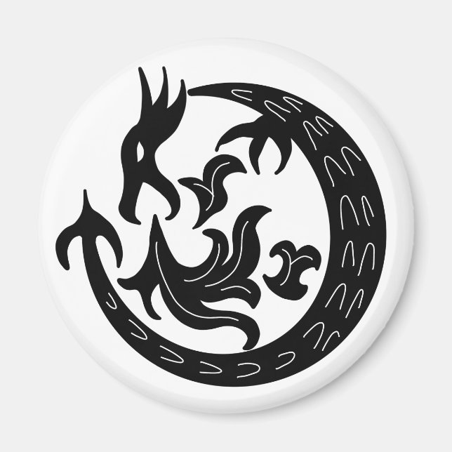 Dragon Blowing Fire Magnet (Front)