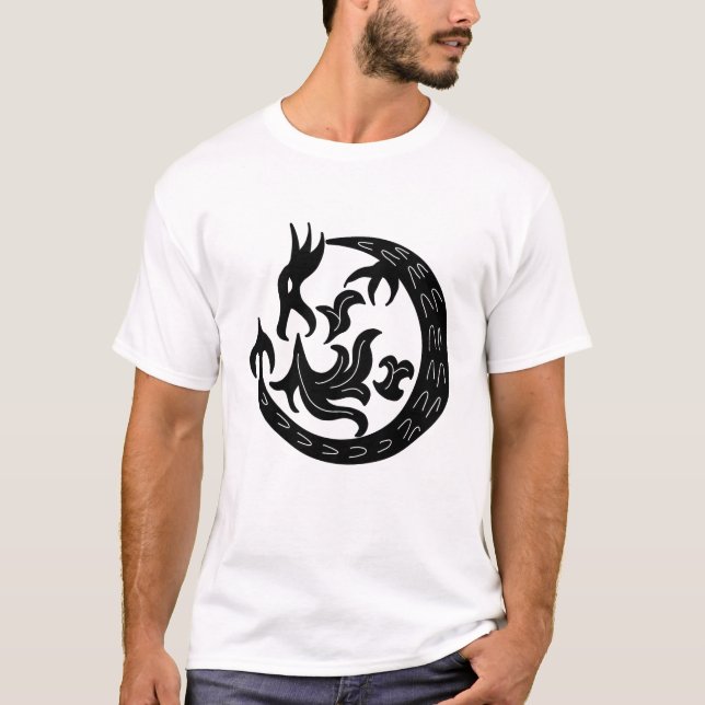 Dragon Blowing Fire T-Shirt (Front)