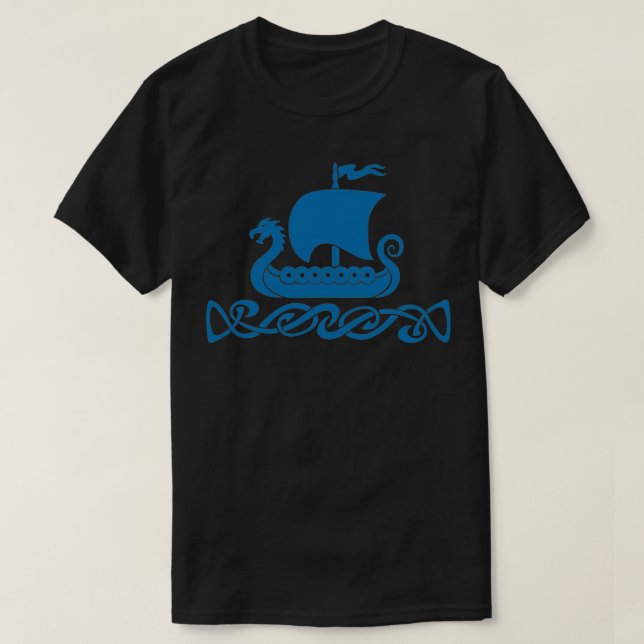 Dragon Boat Blue T-Shirt (Design Front)