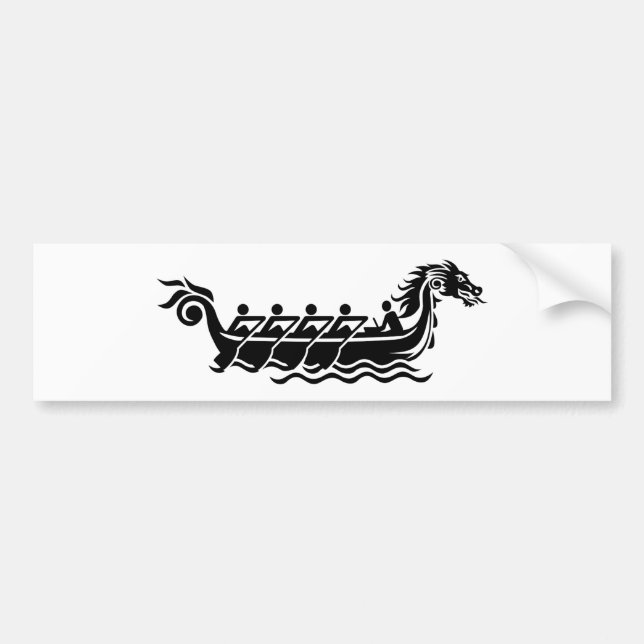 Dragon boat bumper sticker (Front)