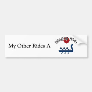 Dragon Boat Car Bumper Sticker