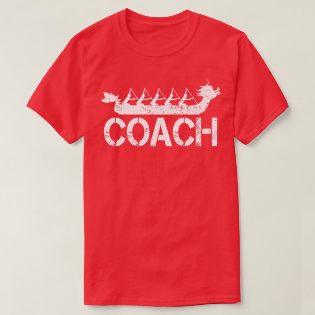 Dragon Boat Coach T-Shirt (Design Front)