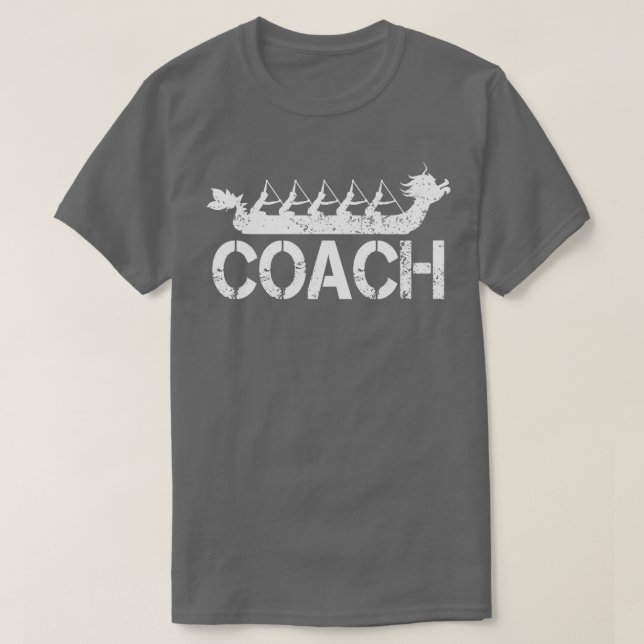 Dragon Boat Coach T-Shirt (Design Front)