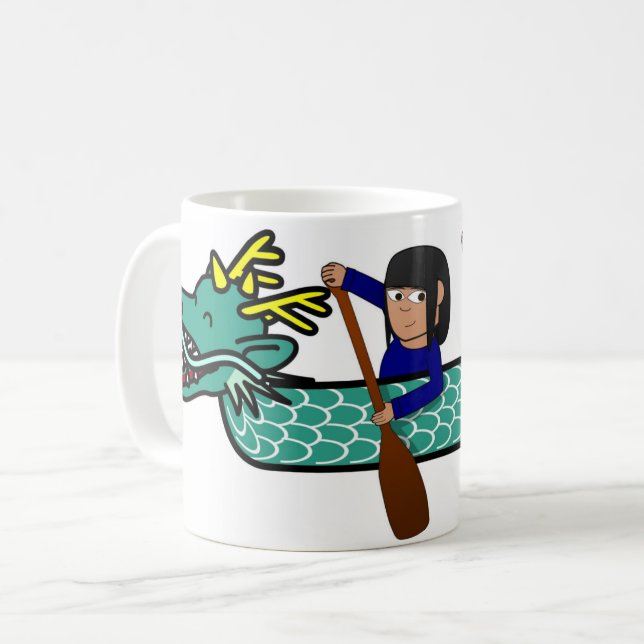 Dragon Boat Festival: Chinese Tradition Celebratio Coffee Mug (Front Left)