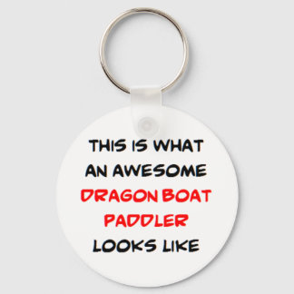 dragon boat paddler, awesome key ring