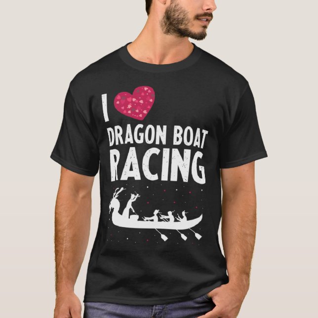 Dragon Boat Paddlers Quote for Dragon Boat Racing  T-Shirt (Front)