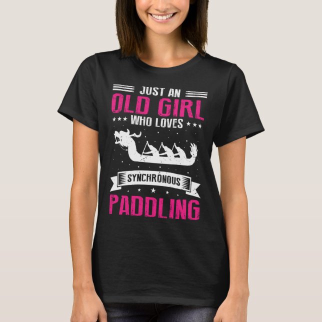 Dragon Boat Paddling Desgin for Dragon Boat Racing T-Shirt (Front)