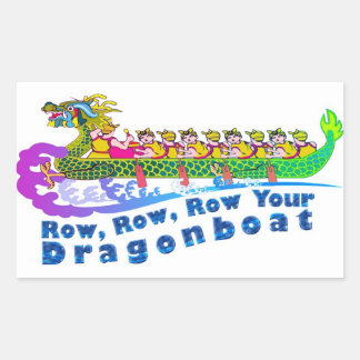 Dragon boat race sticker