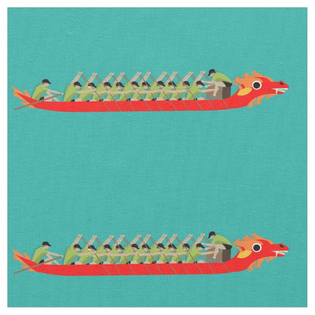 Dragon Boat Racing Fabric (Close Up)