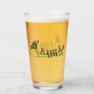 Dragon Boat Racing Glass