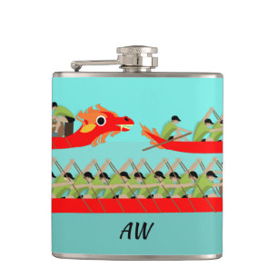 Dragon Boat Racing Hip Flask