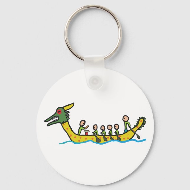 Dragon Boat Racing Key Ring (Front)
